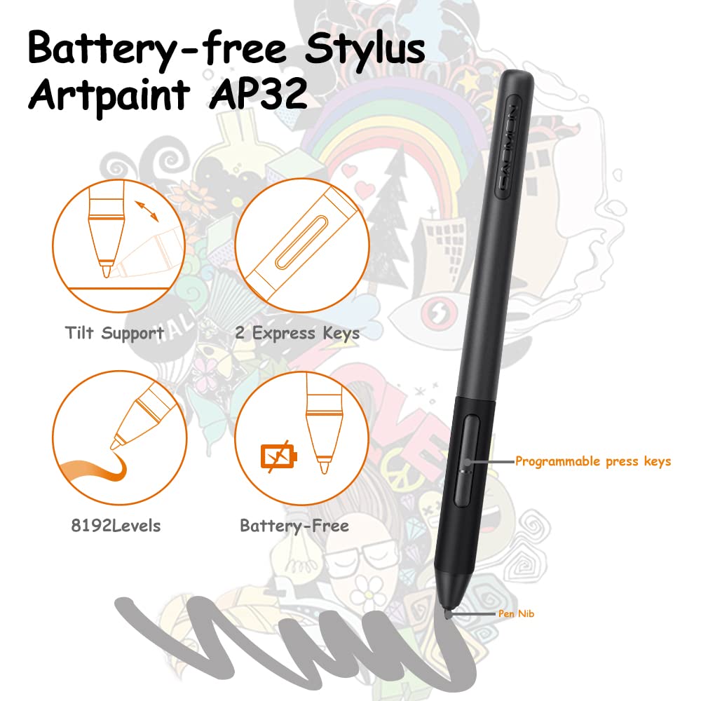 GAOMON M10K PRO Graphics Tablet : Amazon.sg: Electronics